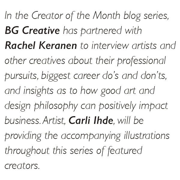 Creator of the Month blog series introduction image that describes what the blog is.
